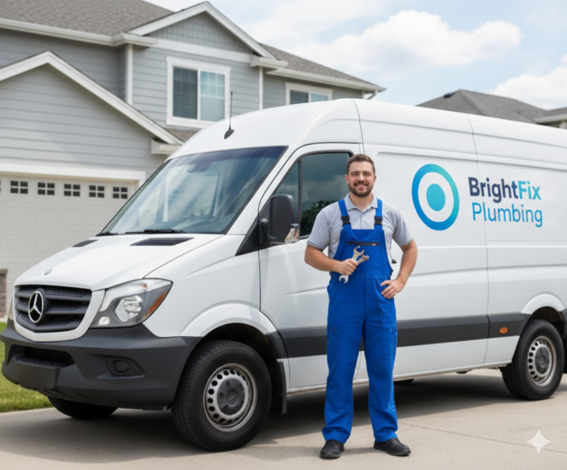 BrightFix Plumbing Van