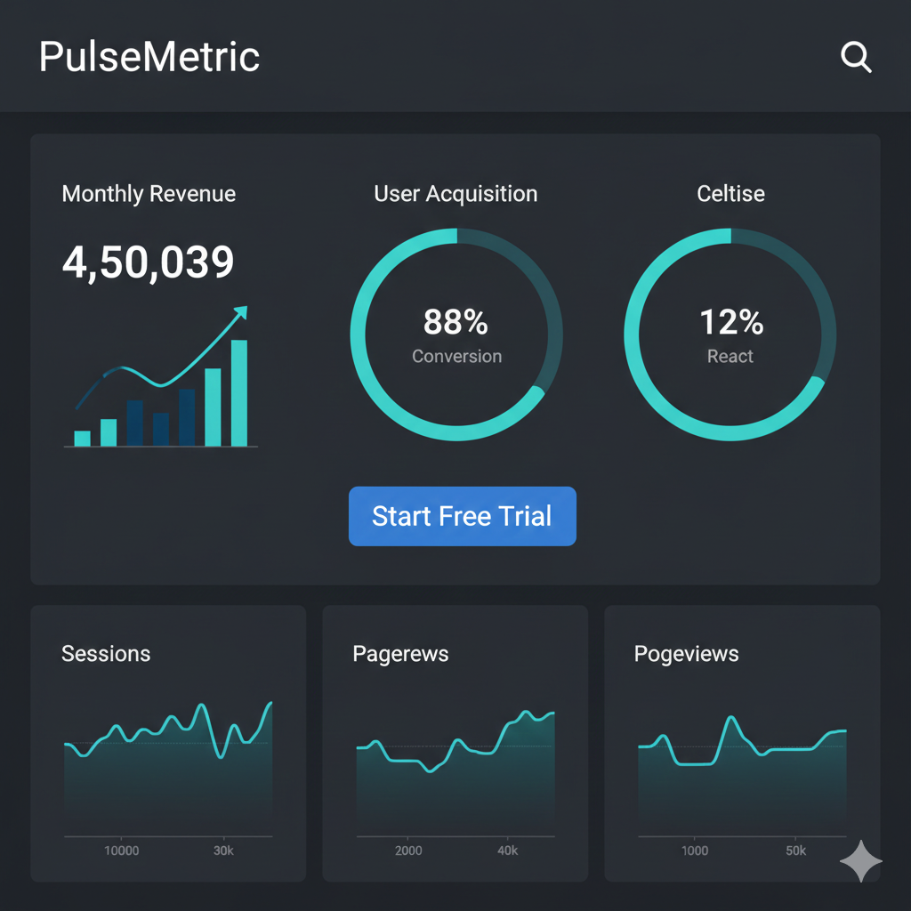 PulseMetric Analytics Dashboard
